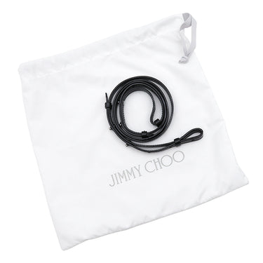 ジミーチュウ JIMMY CHOO ペガシ ミニ スターエンボス ブラック パテントレザー 2WAYバッグ 黒 星 スター ハンドバッグ ショルダー