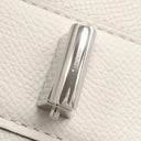 デルヴォー DELVAUX ランゴー AA0596BKN040JDG ライトグレー レザー ショルダーバッグ ゴールド金具 ショルダー D型 カード入れ