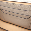 デルヴォー DELVAUX ランゴー AA0596BKN040JDG ライトグレー レザー ショルダーバッグ ゴールド金具 ショルダー D型 カード入れ