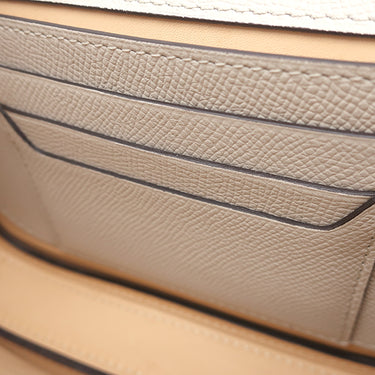 デルヴォー DELVAUX ランゴー AA0596BKN040JDG ライトグレー レザー ショルダーバッグ ゴールド金具 ショルダー D型 カード入れ