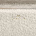 デルヴォー DELVAUX ランゴー AA0596BKN040JDG ライトグレー レザー ショルダーバッグ ゴールド金具 ショルダー D型 カード入れ