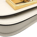 デルヴォー DELVAUX ランゴー AA0596BKN040JDG ライトグレー レザー ショルダーバッグ ゴールド金具 ショルダー D型 カード入れ