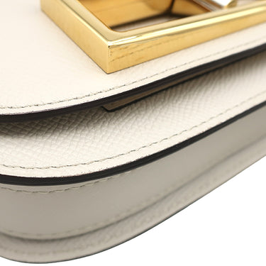 デルヴォー DELVAUX ランゴー AA0596BKN040JDG ライトグレー レザー ショルダーバッグ ゴールド金具 ショルダー D型 カード入れ