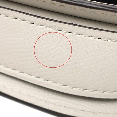 デルヴォー DELVAUX ランゴー AA0596BKN040JDG ライトグレー レザー ショルダーバッグ ゴールド金具 ショルダー D型 カード入れ