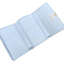 ルイヴィトン LOUIS VUITTON ポルトフォイユ カプシーヌ コンパクト サマー スターダスト M81306 ブルー×ピンク レザー 三つ折り財布 ゴールド金具 青 小銭入れ
