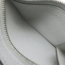 エルメス HERMES ベアン コンビネ ブルーグラシエ ヴォーエプソン 三つ折り財布 シルバー金具 青 グレー 2025年製