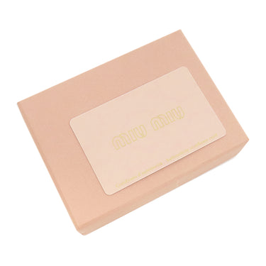 ミュウミュウ MIU MIU マドラス バイカラー 5M0222 ローズ レザー マドラスレザー キーケース ゴールド金具 鍵入れ 6連 6本 リボン