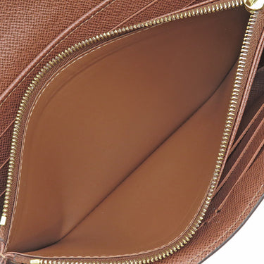 ルイヴィトン LOUIS VUITTON ポルトフォイユ サラ M60531 モノグラム モノグラムキャンバス 長財布 ゴールド金具 茶 フラップ 小銭入れ