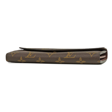 ルイヴィトン LOUIS VUITTON ポルトフォイユ サラ M60531 モノグラム モノグラムキャンバス 長財布 ゴールド金具 茶 フラップ 小銭入れ