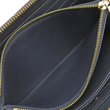 ルイヴィトン LOUIS VUITTON ジッピー ウォレット M62121 マリーヌルージュ モノグラムアンプラント 長財布 ゴールド金具 紺 ラウンドファスナー