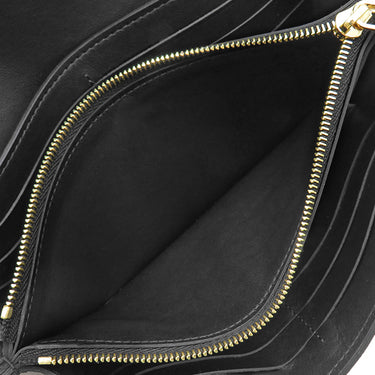 ルイヴィトン LOUIS VUITTON ポルトフォイユ ヴェリー M62059 ブラック レザー 長財布 ゴールド金具 フラップ財布