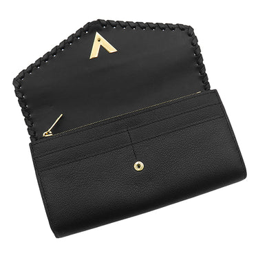 ルイヴィトン LOUIS VUITTON ポルトフォイユ ヴェリー M62059 ブラック レザー 長財布 ゴールド金具 フラップ財布