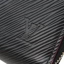 ルイヴィトン LOUIS VUITTON ジッピーウォレット M64838 ノワール×ホットピンク エピレザー 長財布 シルバー金具 黒 ピンク 小銭入れ ラウンドファスナー