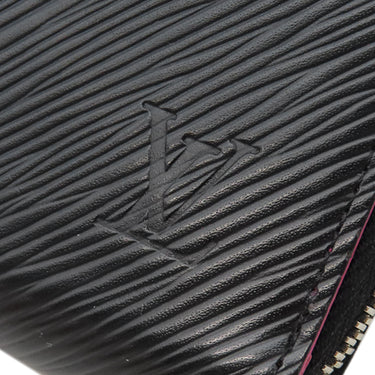 ルイヴィトン LOUIS VUITTON ジッピーウォレット M64838 ノワール×ホットピンク エピレザー 長財布 シルバー金具 黒 ピンク 小銭入れ ラウンドファスナー