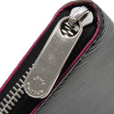 ルイヴィトン LOUIS VUITTON ジッピーウォレット M64838 ノワール×ホットピンク エピレザー 長財布 シルバー金具 黒 ピンク 小銭入れ ラウンドファスナー