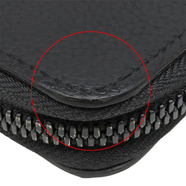 ルイヴィトン LOUIS VUITTON ジッピー ウォレット ヴェルティカル M81743 ノワール レザー アエログラムレザー 長財布 ブラック金具 黒 ラウンドファスナー リカラー有
