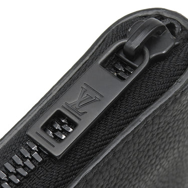 ルイヴィトン LOUIS VUITTON ジッピー ウォレット ヴェルティカル M81743 ノワール レザー アエログラムレザー 長財布 ブラック金具 黒 ラウンドファスナー リカラー有