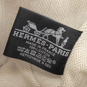 エルメス HERMES ブリッド ア ブラック PM H104222M ハイビスカス コットンキャンバス ポーチ シルバー金具 バニティ Hロゴ
