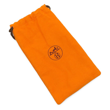 エルメス HERMES ガーデンパーティTPM用 ストラップ 25mm ブラウン キャンバス レザー ショルダーストラップ シルバー金具 茶 替えストラップ