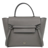 セリーヌ CELINE ベルトバッグ マイクロ 180153 グレー レザー 2WAYバッグ ゴールド金具 ハンドバッグ ショルダーバッグ