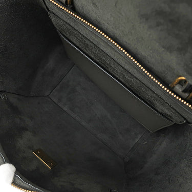 セリーヌ CELINE ベルトバッグ マイクロ 180153 グレー レザー 2WAYバッグ ゴールド金具 ハンドバッグ ショルダーバッグ