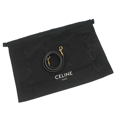 セリーヌ CELINE ベルトバッグ マイクロ 180153 グレー レザー 2WAYバッグ ゴールド金具 ハンドバッグ ショルダーバッグ