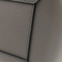 セリーヌ CELINE ベルトバッグ マイクロ 180153 グレー レザー 2WAYバッグ ゴールド金具 ハンドバッグ ショルダーバッグ