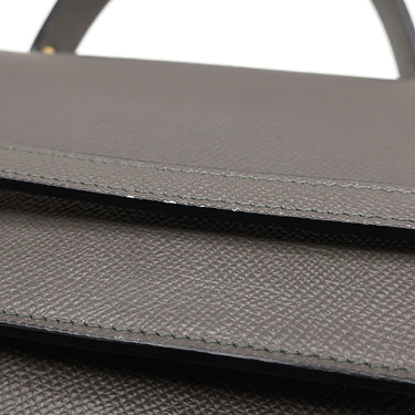 セリーヌ CELINE ベルトバッグ マイクロ 180153 グレー レザー 2WAYバッグ ゴールド金具 ハンドバッグ ショルダーバッグ