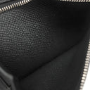 エルメス HERMES ベアンコンパクト ブラック ヴォーエプソン 二つ折り財布 シルバー金具 H金具