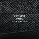 エルメス HERMES ベアンコンパクト ブラック ヴォーエプソン 二つ折り財布 シルバー金具 H金具
