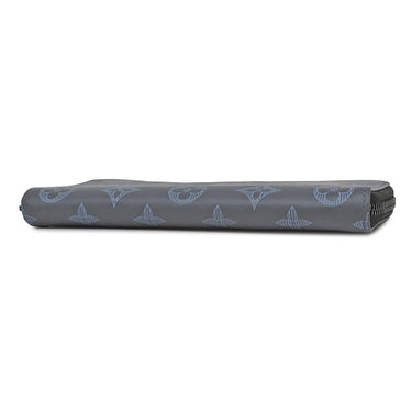 ルイヴィトン LOUIS VUITTON ジッピーウォレット ヴェルティカル M80423 ネイビーブルー レザー モノグラムシャドウレザー 長財布 ブラック金具 紺 小銭入れ ラウンドジップ