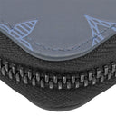 ルイヴィトン LOUIS VUITTON ジッピーウォレット ヴェルティカル M80423 ネイビーブルー レザー モノグラムシャドウレザー 長財布 ブラック金具 紺 小銭入れ ラウンドジップ