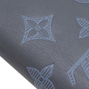 ルイヴィトン LOUIS VUITTON ジッピーウォレット ヴェルティカル M80423 ネイビーブルー レザー モノグラムシャドウレザー 長財布 ブラック金具 紺 小銭入れ ラウンドジップ