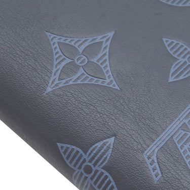 ルイヴィトン LOUIS VUITTON ジッピーウォレット ヴェルティカル M80423 ネイビーブルー レザー モノグラムシャドウレザー 長財布 ブラック金具 紺 小銭入れ ラウンドジップ