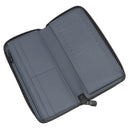 ルイヴィトン LOUIS VUITTON ジッピーウォレット ヴェルティカル M80423 ネイビーブルー レザー モノグラムシャドウレザー 長財布 ブラック金具 紺 小銭入れ ラウンドジップ