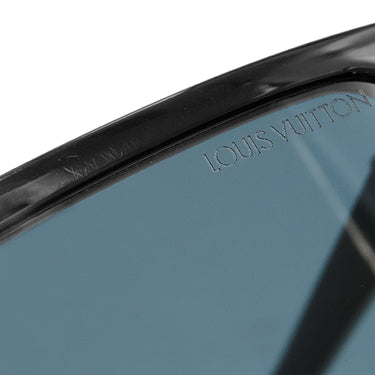 ルイヴィトン LOUIS VUITTON LV ヒット スクエア 52□24 Z3262U ブラック アセテート サングラス シルバー金具 黒 LVイニシャル