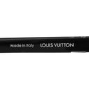 ルイヴィトン LOUIS VUITTON LV ヒット スクエア 52□24 Z3262U ブラック アセテート サングラス シルバー金具 黒 LVイニシャル
