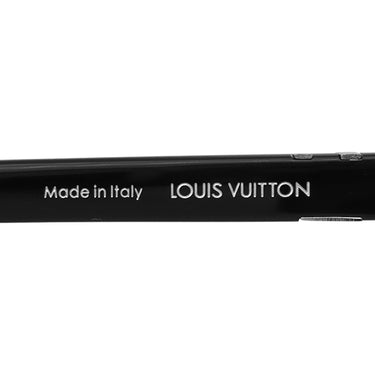 ルイヴィトン LOUIS VUITTON LV ヒット スクエア 52□24 Z3262U ブラック アセテート サングラス シルバー金具 黒 LVイニシャル