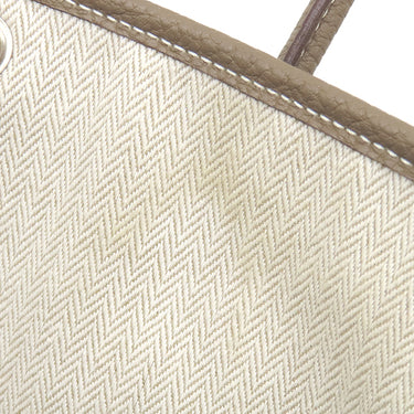 エルメス HERMES ガーデンパーティーTPM 30 エトゥープ ネゴンダ トートバッグ シルバー金具 グレージュ オールレザー