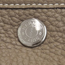 エルメス HERMES ガーデンパーティーTPM 30 エトゥープ ネゴンダ トートバッグ シルバー金具 グレージュ オールレザー