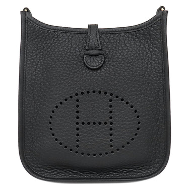 エルメス HERMES エヴリン TPM 16 ロング ブラック トリヨンクレマンス ショルダーバッグ ゴールド金具 黒 エブリン 2025年製