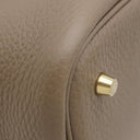 エルメス HERMES ピコタンロック MM 22 エトゥープ トリヨンクレマンス ハンドバッグ ゴールド金具 グレージュ