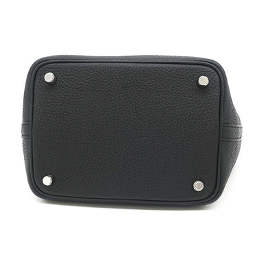 エルメス HERMES ピコタンロック 18 PM ブラック トリヨンクレマンス ハンドバッグ シルバー金具 新品 未使用 黒 2026年製