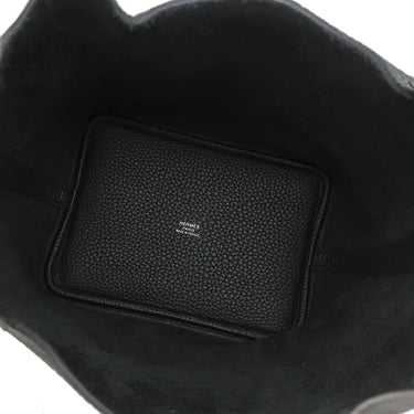エルメス HERMES ピコタンロック 18 PM ブラック トリヨンクレマンス ハンドバッグ シルバー金具 新品 未使用 黒 2026年製