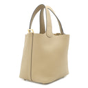 エルメス HERMES ピコタンロック 18 PM トレンチ トリヨンクレマンス ハンドバッグ ゴールド金具 新品 未使用 ベージュ 2025年製