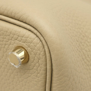 エルメス HERMES ピコタンロック 18 PM トレンチ トリヨンクレマンス ハンドバッグ ゴールド金具 新品 未使用 ベージュ 2025年製