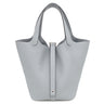 エルメス HERMES ピコタンロック 18 PM グリパンタン トリヨンクレマンス ハンドバッグ シルバー金具 新品 未使用 2026年製
