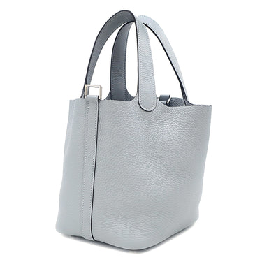 エルメス HERMES ピコタンロック 18 PM グリパンタン トリヨンクレマンス ハンドバッグ シルバー金具 新品 未使用 2026年製