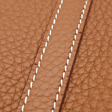 エルメス HERMES ピコタンロック 18 PM ゴールド トリヨンクレマンス ハンドバッグ シルバー金具 新品 未使用 茶 2026年製