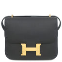 エルメス HERMES コンスタンス3 ミニ ミロワール ブラック ヴォーエプソン ショルダーバッグ ゴールド金具 黒 2025年製
